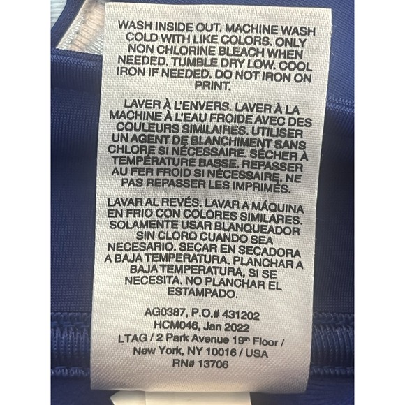 Adidas kids blue track‎ jacket 3T - Picture 4 of 5